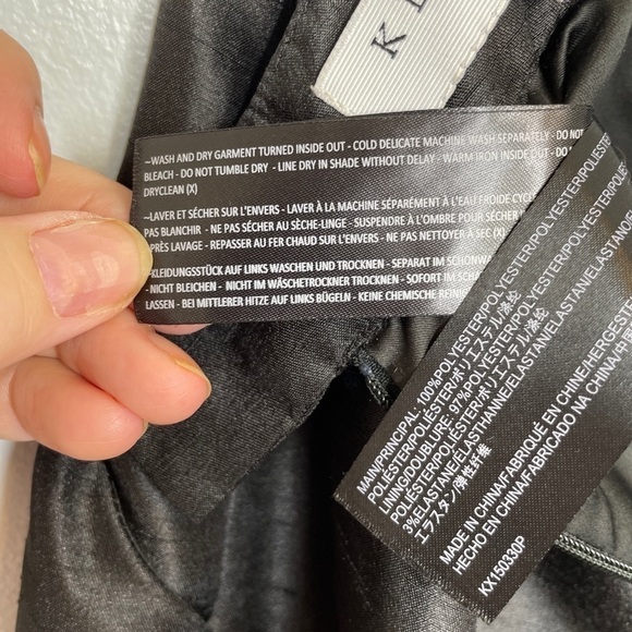 Keepsake the Label Black Wide Leg Cropped Palazzo Pants Back Zip Lined Size S - Picture 16 of 16